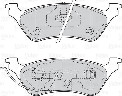 Valeo 302 057 - Kit pastiglie freno, Freno a disco www.autoricambit.com