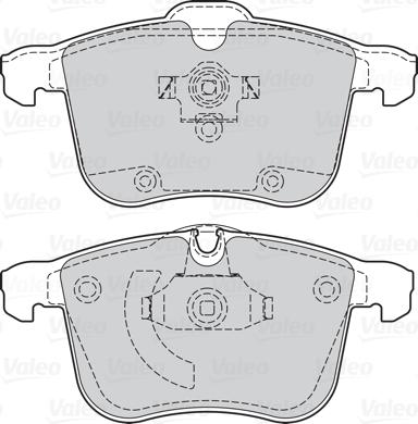 Valeo 302064 - Kit pastiglie freno, Freno a disco www.autoricambit.com