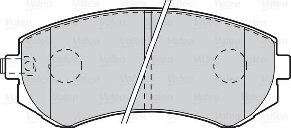 Valeo 302062 - Kit pastiglie freno, Freno a disco www.autoricambit.com