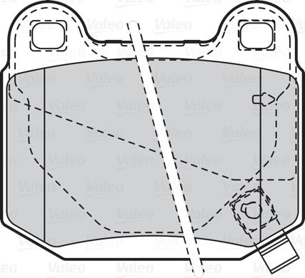 Valeo 302081 - Kit pastiglie freno, Freno a disco www.autoricambit.com