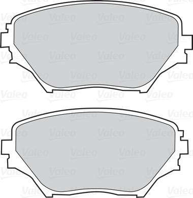 Valeo 302033 - Kit pastiglie freno, Freno a disco www.autoricambit.com