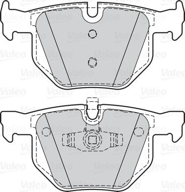 Valeo 302075 - Kit pastiglie freno, Freno a disco www.autoricambit.com