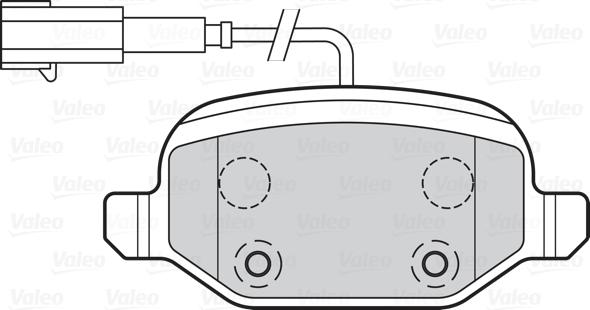 Valeo 302140 - Kit pastiglie freno, Freno a disco www.autoricambit.com