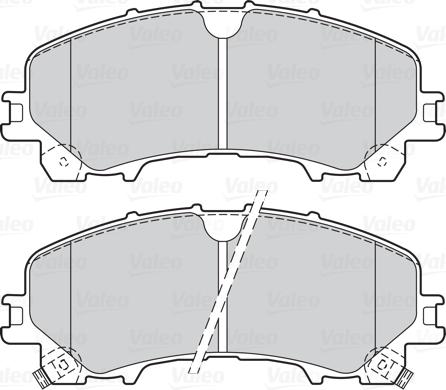 Valeo 302167 - Kit pastiglie freno, Freno a disco www.autoricambit.com