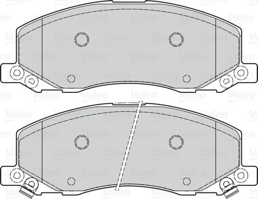 Valeo 302119 - Kit pastiglie freno, Freno a disco www.autoricambit.com