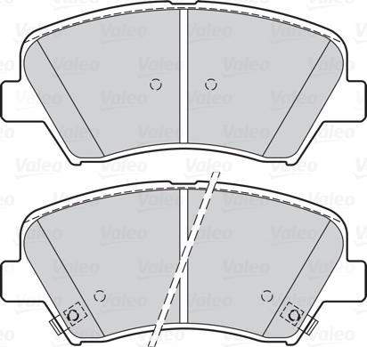 Valeo 302139 - Kit pastiglie freno, Freno a disco www.autoricambit.com