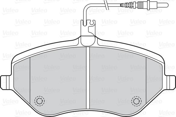 Valeo 302131 - Kit pastiglie freno, Freno a disco www.autoricambit.com