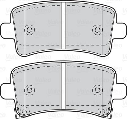 Valeo 302120 - Kit pastiglie freno, Freno a disco www.autoricambit.com