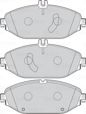 Valeo 302305 - Kit pastiglie freno, Freno a disco www.autoricambit.com