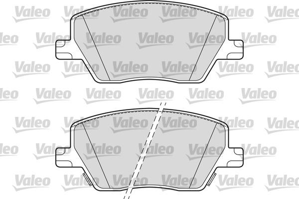 Valeo 302319 - Kit pastiglie freno, Freno a disco www.autoricambit.com