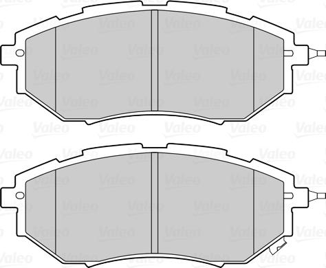 Valeo 302312 - Kit pastiglie freno, Freno a disco www.autoricambit.com