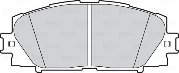 Valeo 302334 - Kit pastiglie freno, Freno a disco www.autoricambit.com