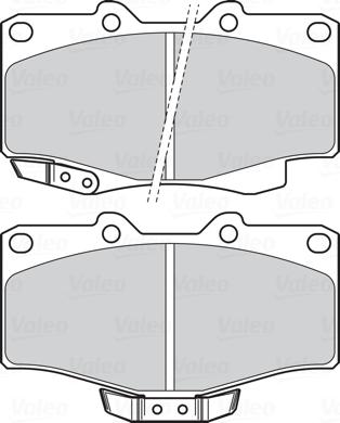 Valeo 302331 - Kit pastiglie freno, Freno a disco www.autoricambit.com