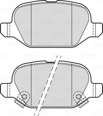 Valeo 302338 - Kit pastiglie freno, Freno a disco www.autoricambit.com