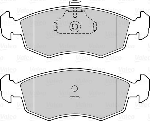 Valeo 302329 - Kit pastiglie freno, Freno a disco www.autoricambit.com