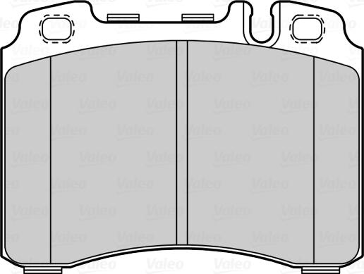 Valeo 302323 - Kit pastiglie freno, Freno a disco www.autoricambit.com