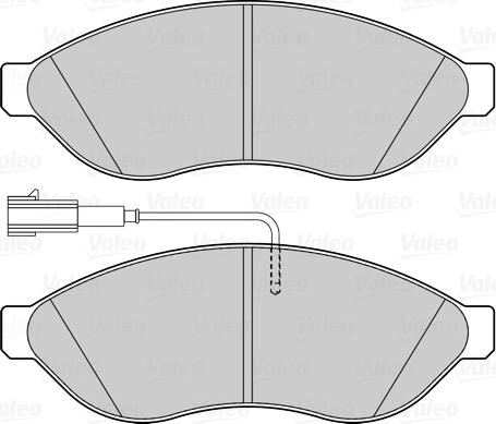 Valeo 302263 - Kit pastiglie freno, Freno a disco www.autoricambit.com