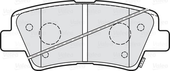 Valeo 302219 - Kit pastiglie freno, Freno a disco www.autoricambit.com