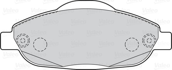 Valeo 302215 - Kit pastiglie freno, Freno a disco www.autoricambit.com