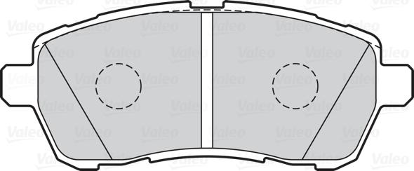 Valeo 302220 - Kit pastiglie freno, Freno a disco www.autoricambit.com