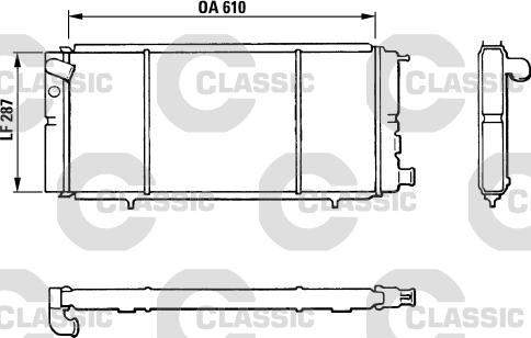 Valeo 310827 - Radiatore, Raffreddamento motore www.autoricambit.com