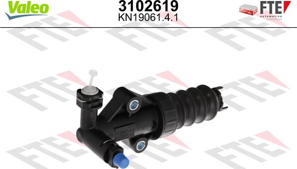 Valeo 3102619 - Cilindro secondario, Frizione www.autoricambit.com