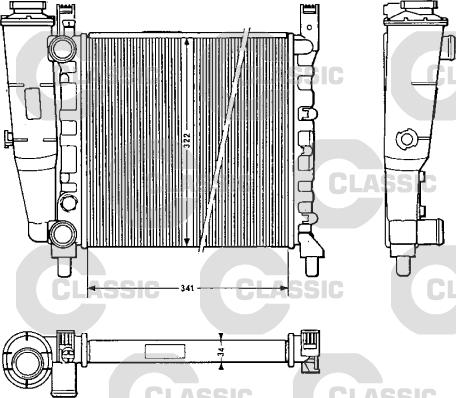 Valeo 311385 - Radiatore, Raffreddamento motore www.autoricambit.com