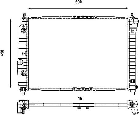 Valeo 376166 - Radiatore, Raffreddamento motore www.autoricambit.com