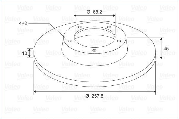 Valeo 297487 - Discofreno www.autoricambit.com