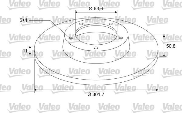 Valeo 297101 - Discofreno www.autoricambit.com