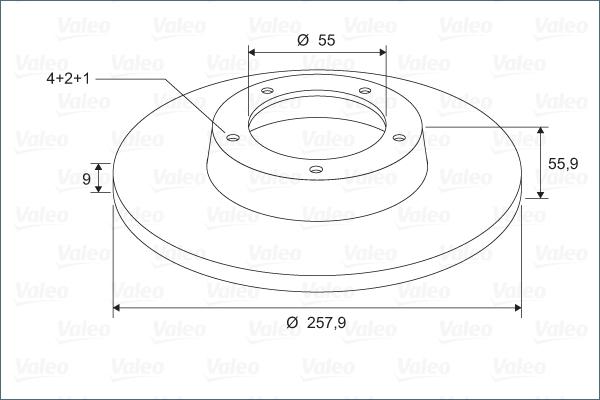 Valeo 297848 - Discofreno www.autoricambit.com