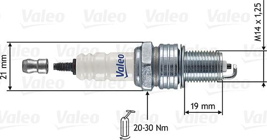 Valeo 246909 - Candela accensione www.autoricambit.com