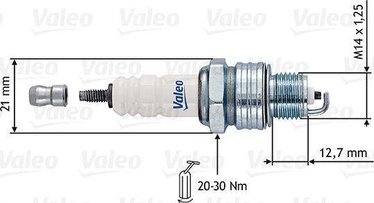 Valeo 246906 - Candela accensione www.autoricambit.com