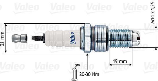 Valeo 246907 - Candela accensione www.autoricambit.com