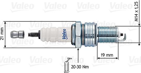 Valeo 246915 - Candela accensione www.autoricambit.com