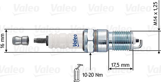 Valeo 246910 - Candela accensione www.autoricambit.com