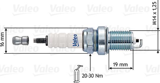 Valeo 246911 - Candela accensione www.autoricambit.com