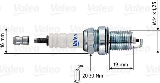 Valeo 246913 - Candela accensione www.autoricambit.com