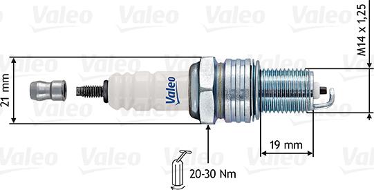 Valeo 246912 - Candela accensione www.autoricambit.com