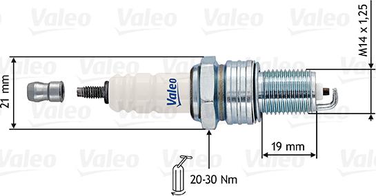 Valeo 246894 - Candela accensione www.autoricambit.com