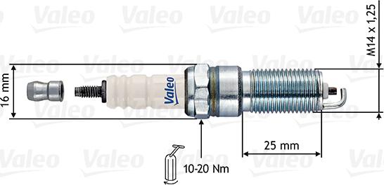 Valeo 246890 - Candela accensione www.autoricambit.com