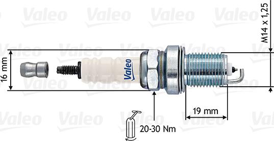 Valeo 246898 - Candela accensione www.autoricambit.com