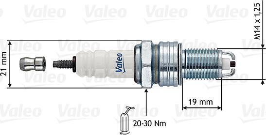 Valeo 246859 - Candela accensione www.autoricambit.com