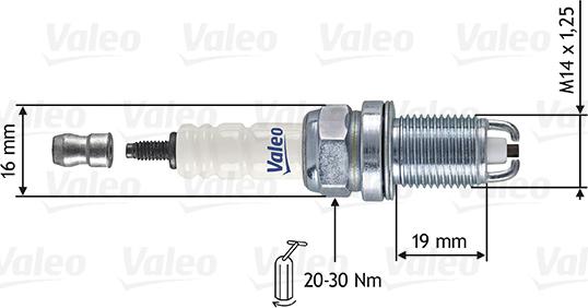 Valeo 246850 - Candela accensione www.autoricambit.com