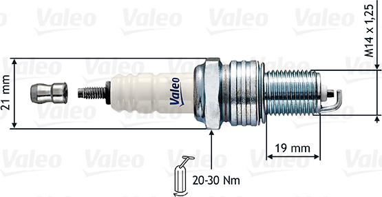 Valeo 246857 - Candela accensione www.autoricambit.com