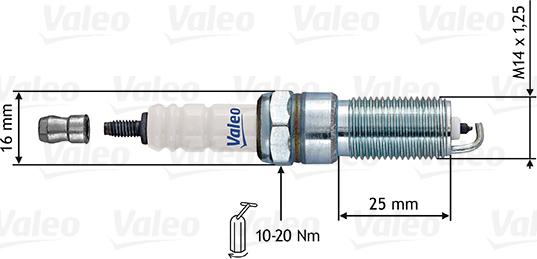 Valeo 246866 - Candela accensione www.autoricambit.com