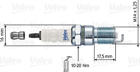 Valeo 246868 - Candela accensione www.autoricambit.com