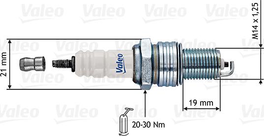 Valeo 246862 - Candela accensione www.autoricambit.com