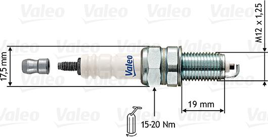 Valeo 246888 - Candela accensione www.autoricambit.com