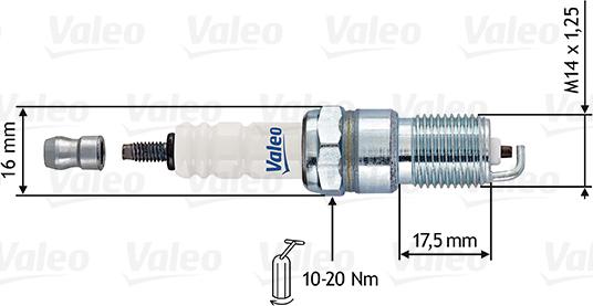 Valeo 246883 - Candela accensione www.autoricambit.com